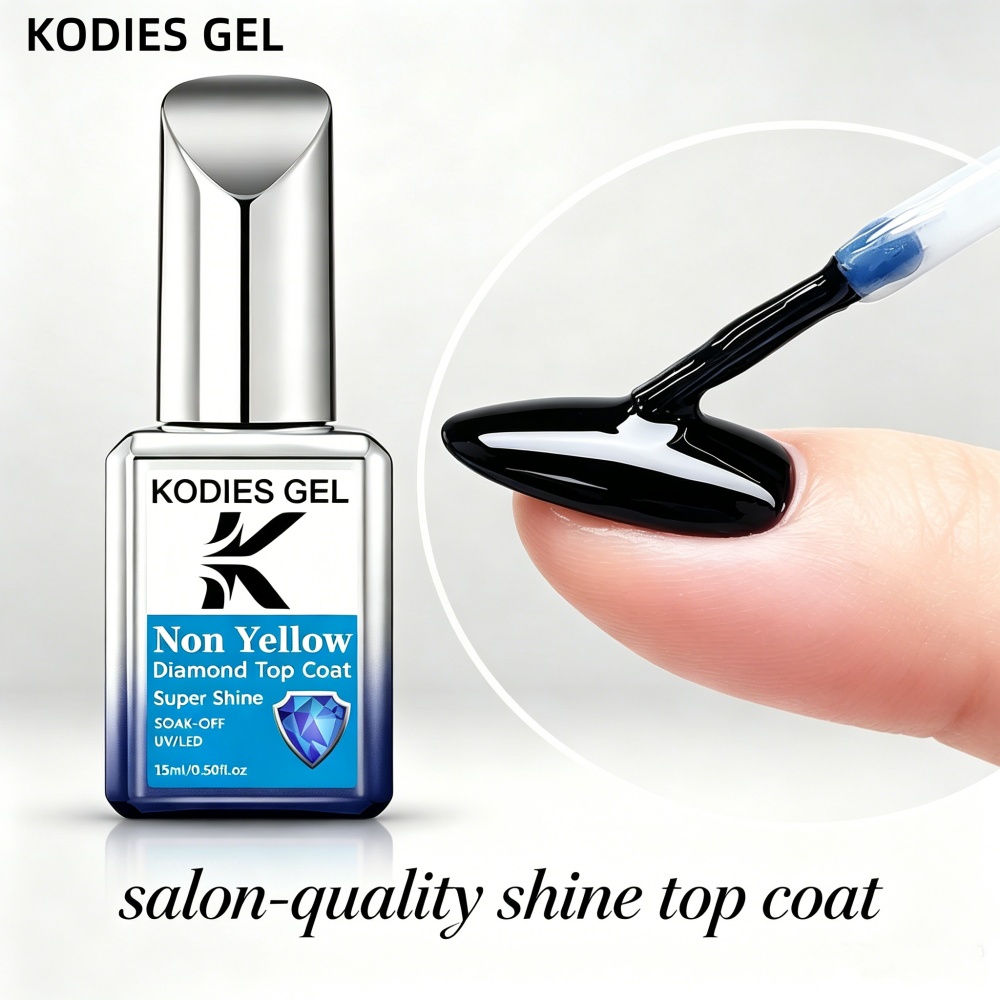 Nail Art Glossy - كوديز جل طبقة علوية غير صفراء