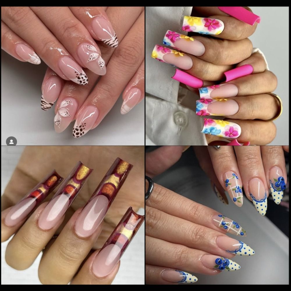 Nail Extension Form - 140 قطعة بـ 14 مقاسًا، قوالب