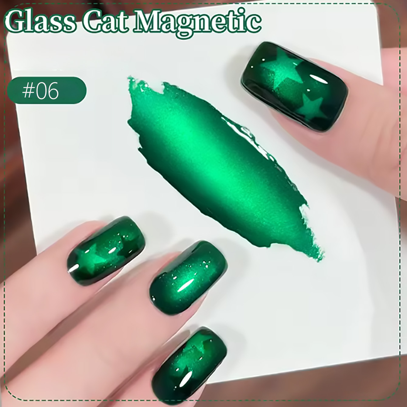 طلاء أظافر جل جديد ZH 12 مل با - مراجعة Nail Art Emerald Green وسعره