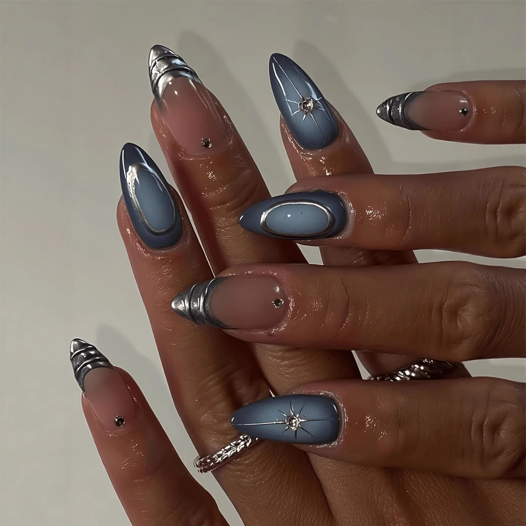 24 قطعة مجموعة أظافر اللوز الق - مراجعة Nail Art Jelly وسعره