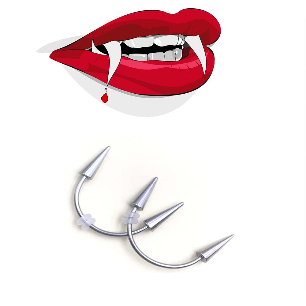 WKOUD-Tiger الأسنان الفولاذ ال - مراجعة Nail Art Vampire وسعره