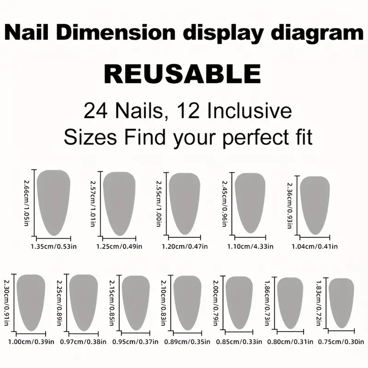 24 قطعة أظافر صناعية لوزية الش - مراجعة Nail Art Jelly وسعره