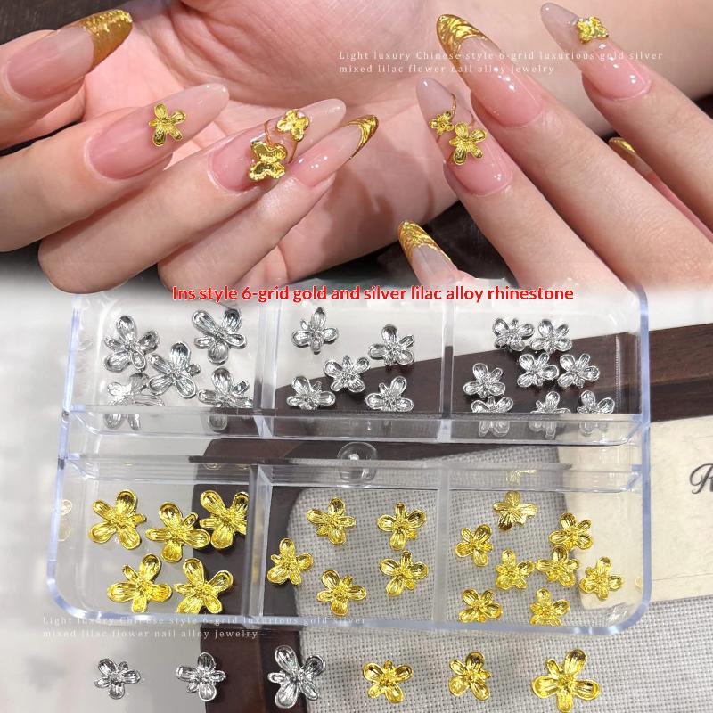 20/30 قطعة زينة أظافر ثلاثية ا - مراجعة Nail Art Lilac وسعره