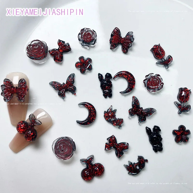 أكسسوارات أظافر زهور مصاص الدم - مراجعة Nail Art Vampire وسعره
