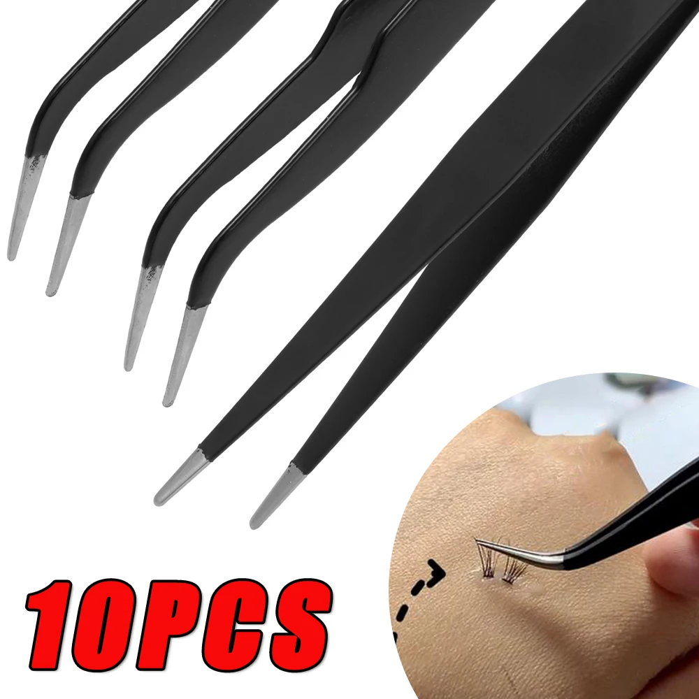 10 قطعة طرف منحني رمش تمديد ال - مراجعة Nail Extension Form وسعره