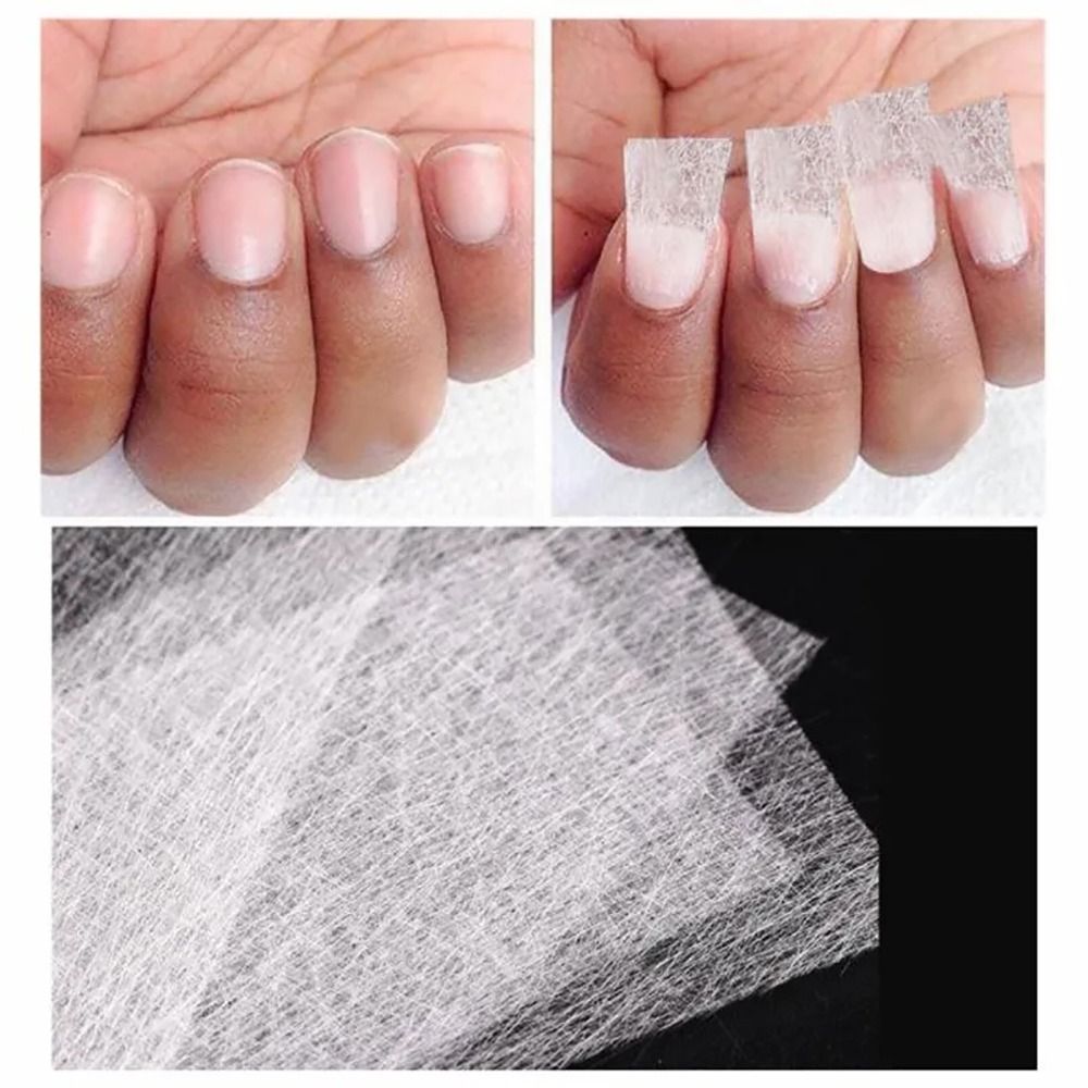50 قطعة من ورق الألياف الزجاجي - مراجعة Nail Extension Form وسعره