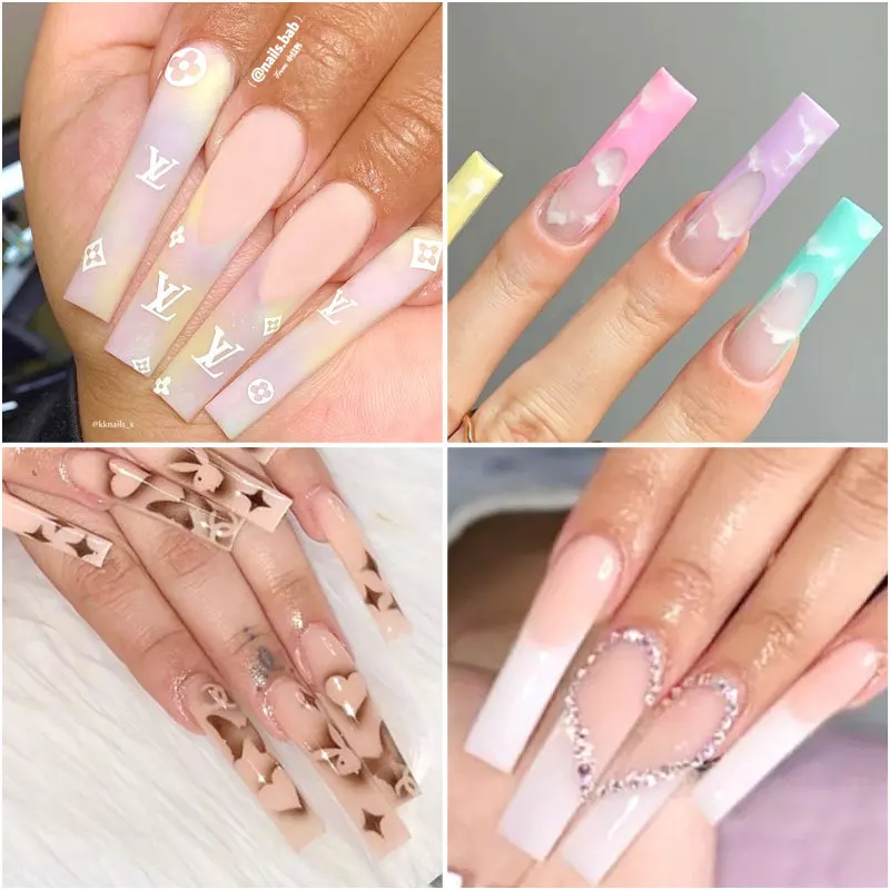 240 قطعة/صندوق XXL اضافية مستق - مراجعة Nail Art Xxl وسعره