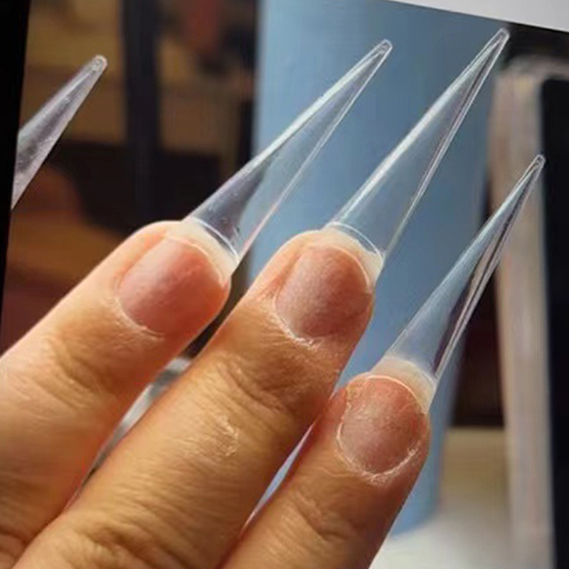 أطراف أظافر اصطناعية بكعب خنجر - مراجعة Nail Art Xxl وسعره