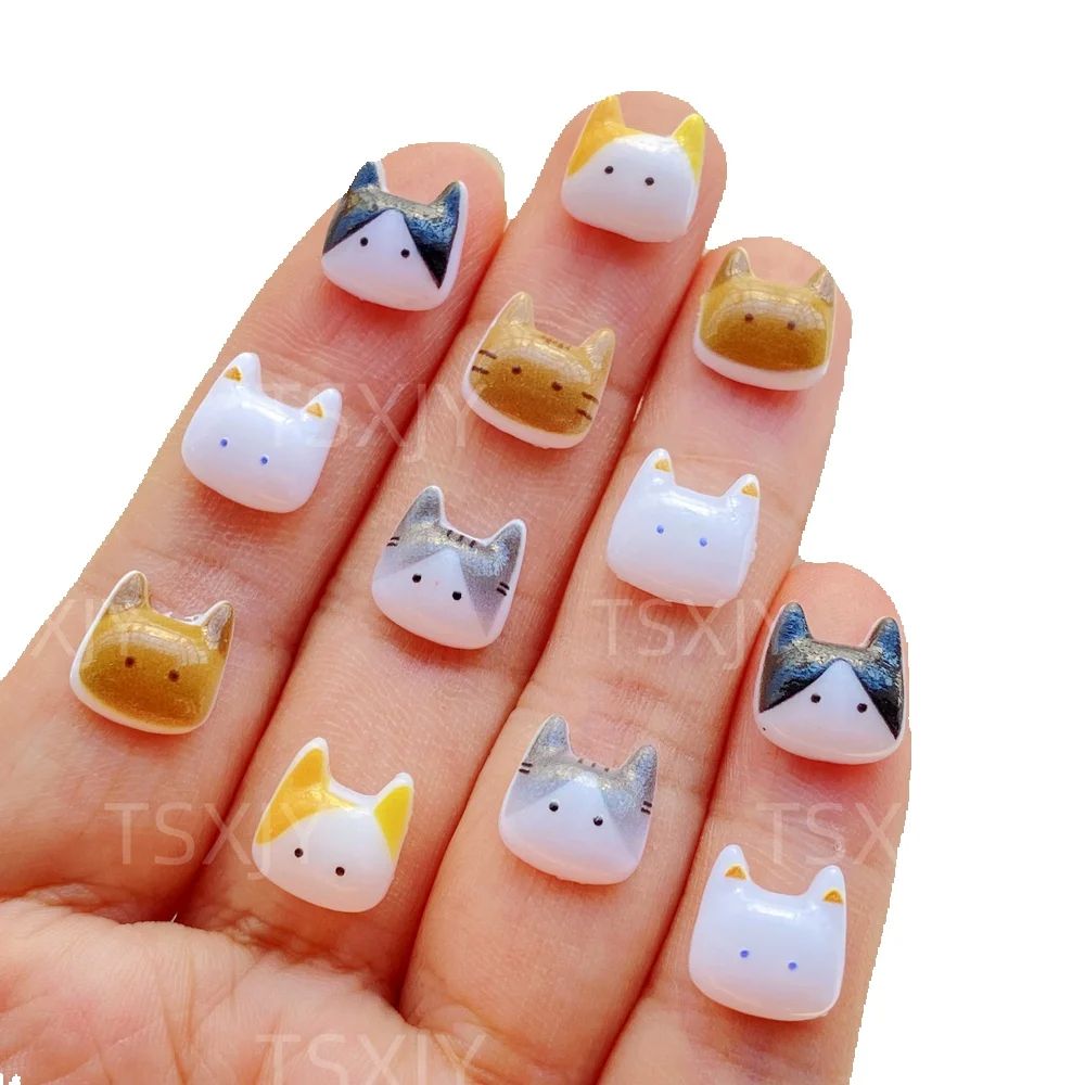50 قطعة من الحلي الكرتونية الص - مراجعة Nail Art Motif وسعره