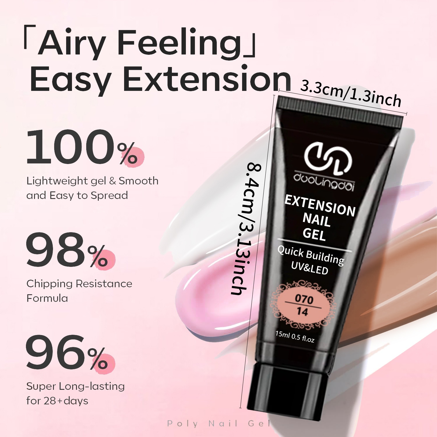 8 قطعة/المجموعة بولي تمديد جل  - مراجعة Nail Extension Form وسعره