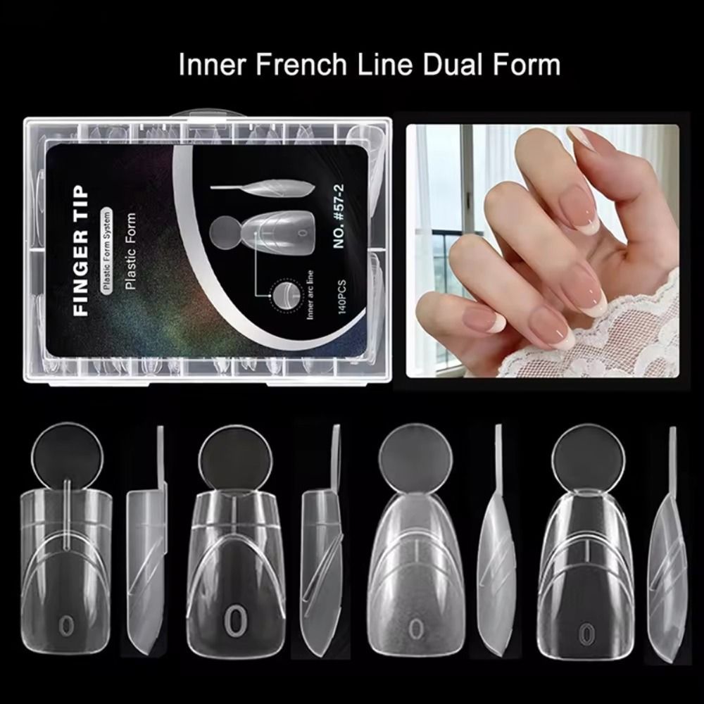 140 قطعة من قوالب الأظافر الفر - مراجعة Nail Extension Form وسعره