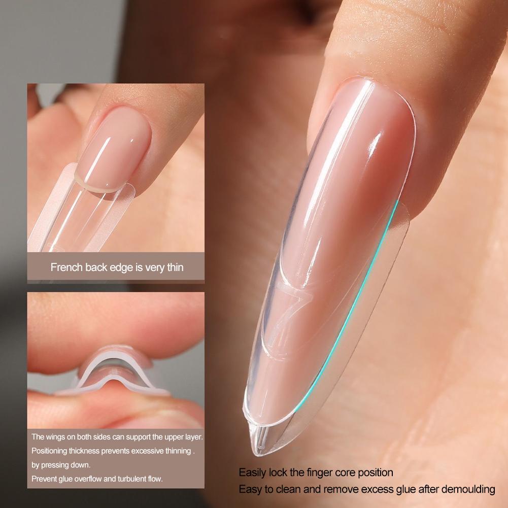 240 قطعة ساندويتش المزدوج مسما - مراجعة Nail Extension Form وسعره