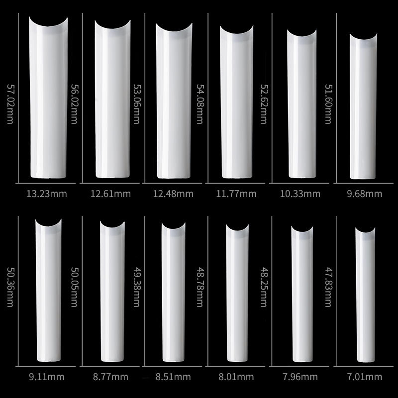 500 قطعة مربع طويل لا C منحنى  - مراجعة Nail Art Xxl وسعره