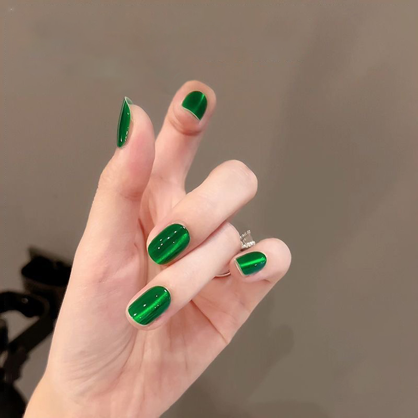 1 قطعة 15 مللي الخريف مسمار ال - مراجعة Nail Art Emerald Green وسعره