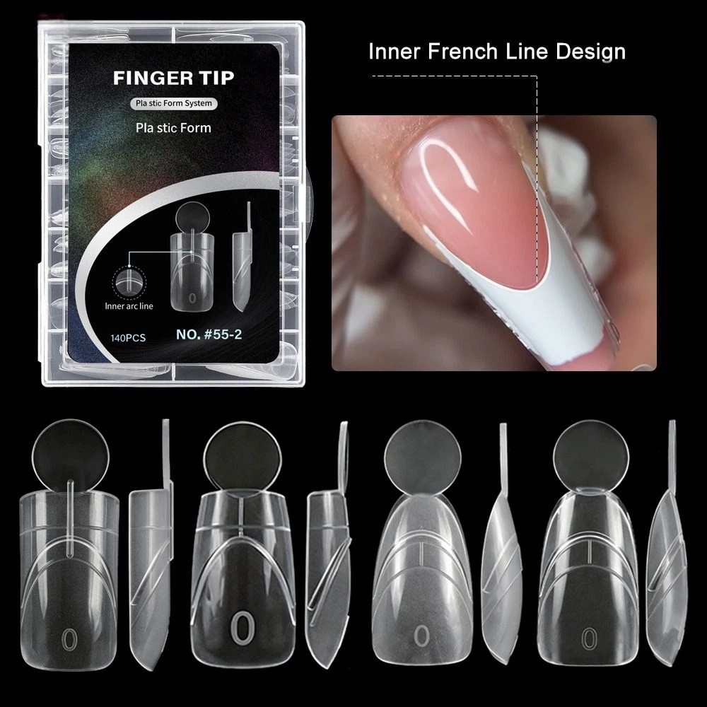 140 قطعة من قوالب الأظافر الفر - مراجعة Nail Extension Form وسعره