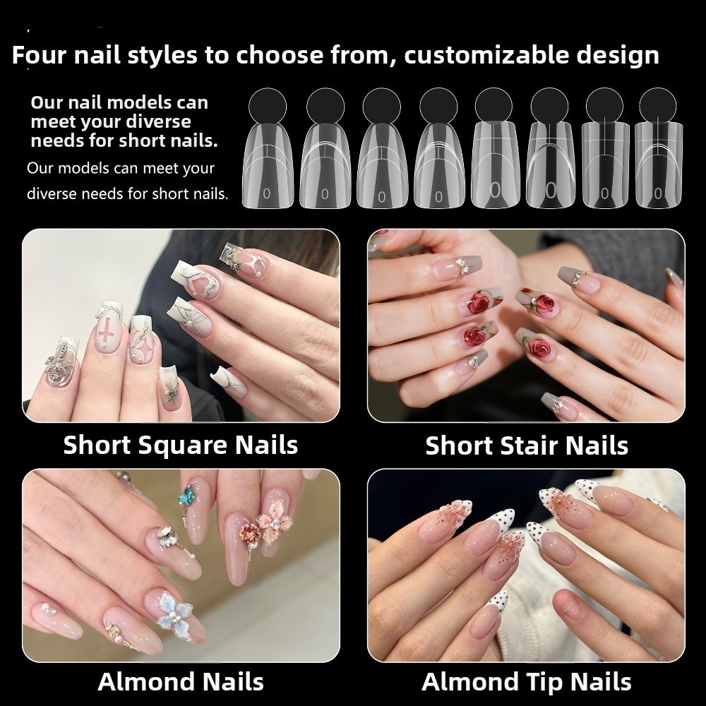 140 قطعة من قوالب الأظافر الفر - مراجعة Nail Extension Form وسعره