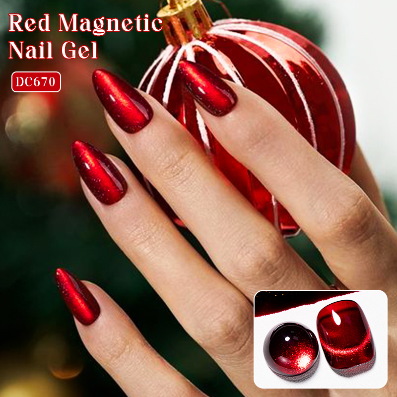 Mtssii 7 مللي النبيذ الأحمر ال - مراجعة Nail Art Red Wine Cat Eye وسعره
