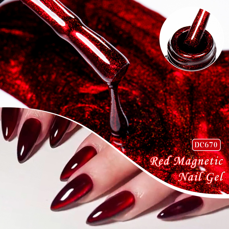 Mtssii 7 مللي النبيذ الأحمر ال - مراجعة Nail Art Red Wine Cat Eye وسعره