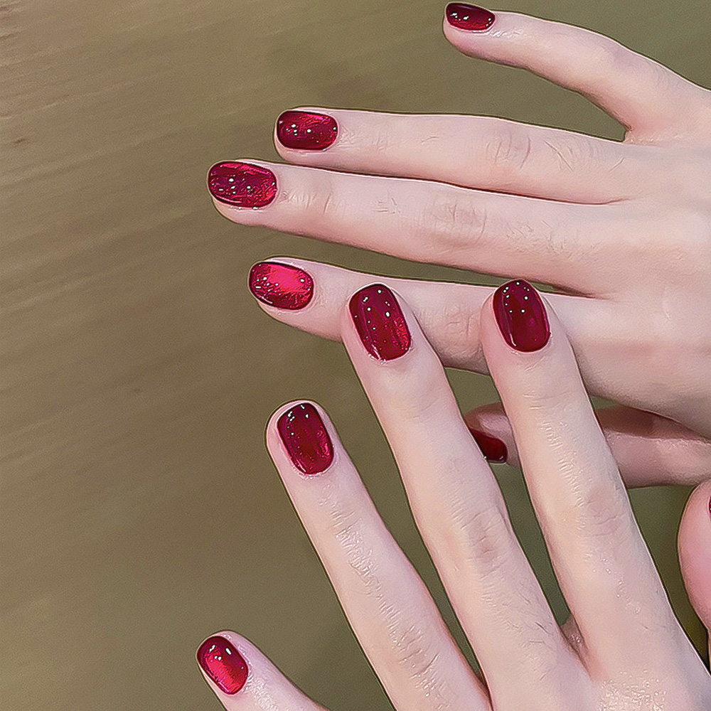 Xeijayi 10 مللي النبيذ الأحمر  - مراجعة Nail Art Red Wine Cat Eye وسعره