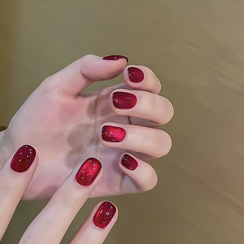 Xeijayi 10 مللي النبيذ الأحمر  - مراجعة Nail Art Red Wine Cat Eye وسعره