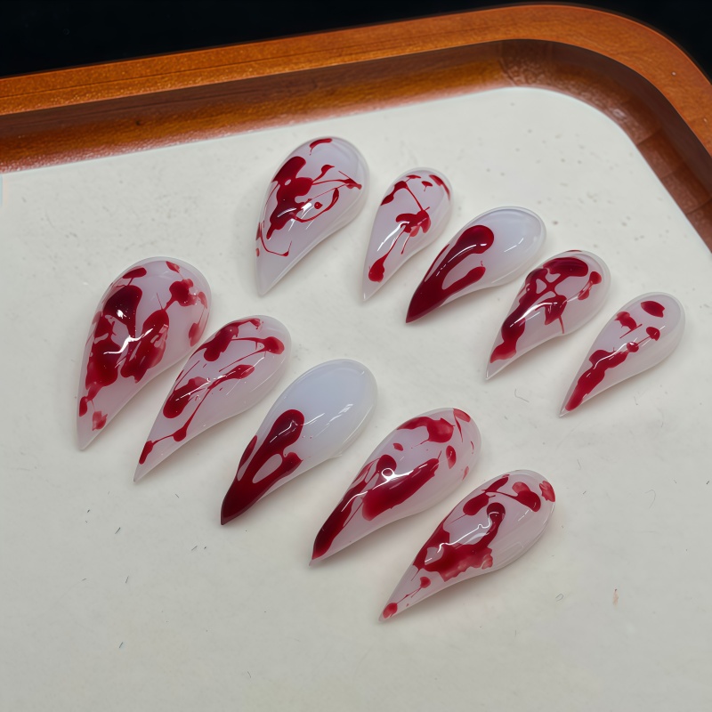 2026 جديد 10 قطع أظافر صناعية  - مراجعة Nail Art Vampire وسعره