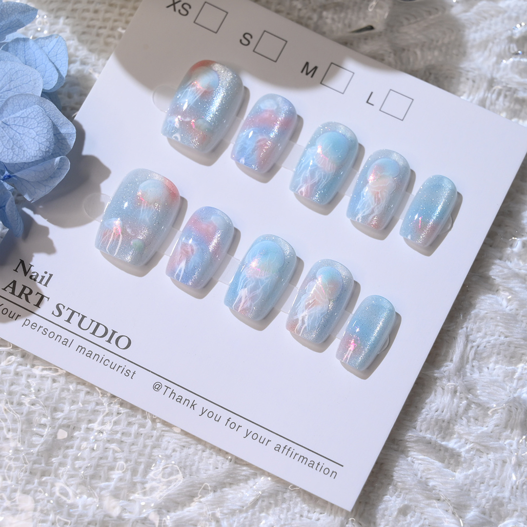 10 قطعة لون المرأة حالمة قنديل - مراجعة Nail Art Emerald وسعره