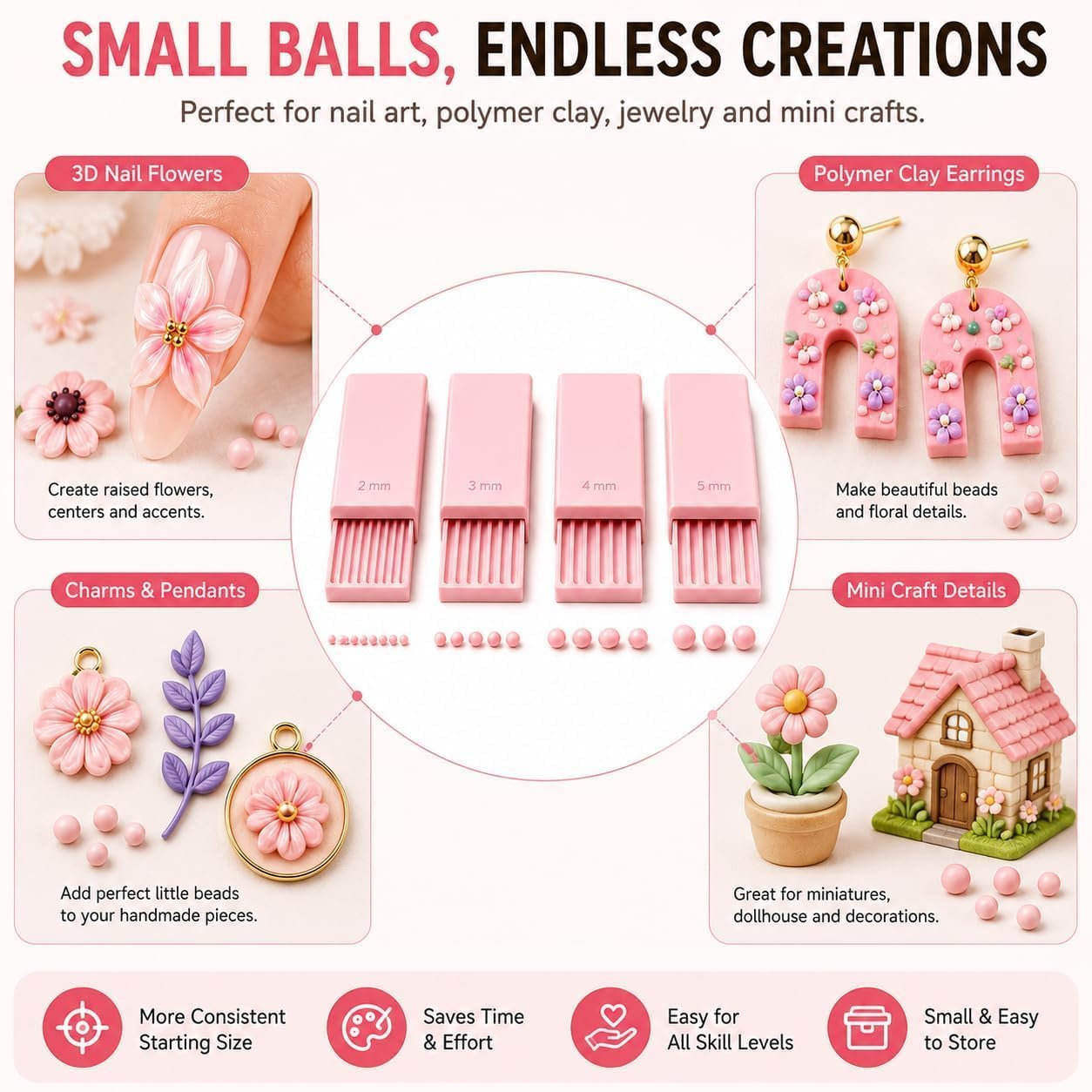 4 قطع من أدوات صنع كرات الجل ا - مراجعة Nail Art Jelly وسعره