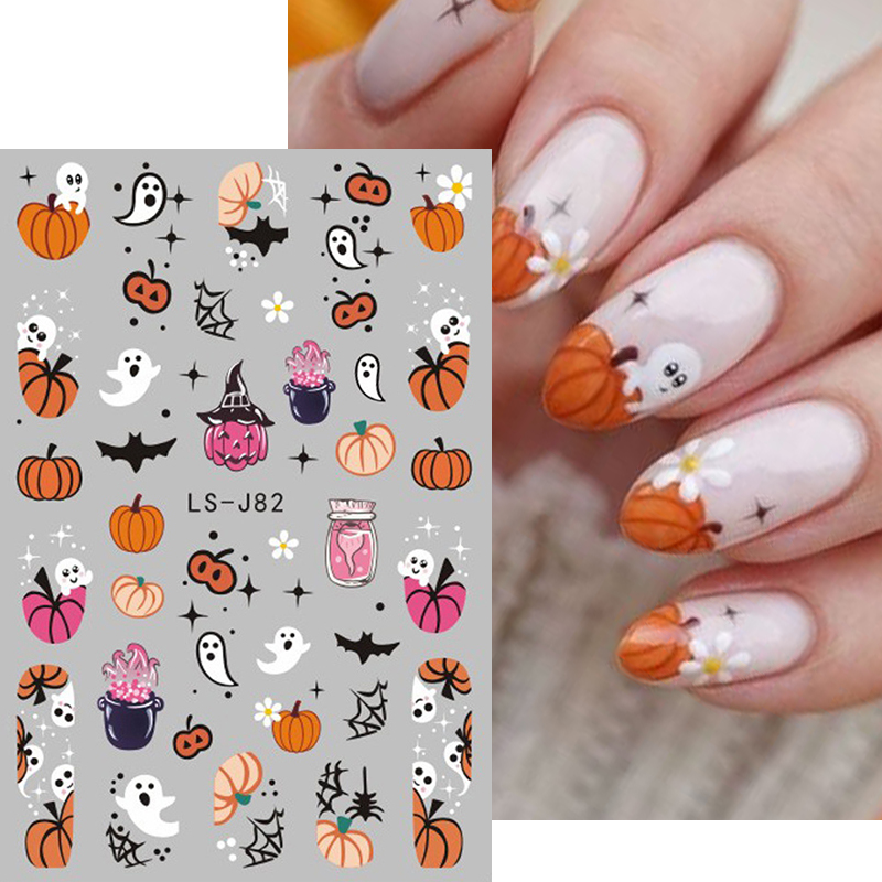 4 قطع ملصقات أظافر ثلاثية الأب - مراجعة Nail Art Vampire وسعره