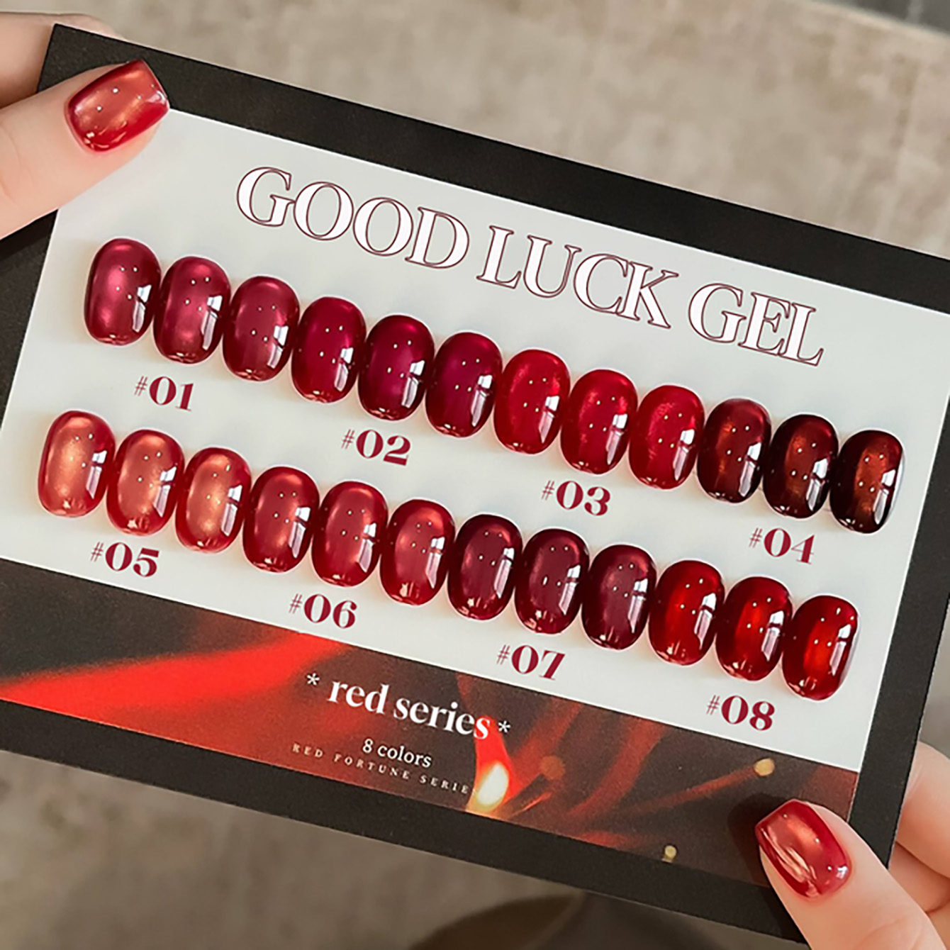 1 قطعة PSK 2026 طلاء أظافر جل  - مراجعة Nail Art Red Wine Cat Eye وسعره