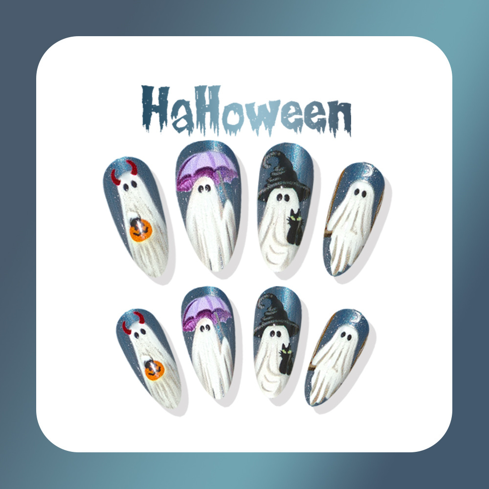 24 قطعة من أظافر الهالوين الاص - مراجعة Nail Art Jelly وسعره