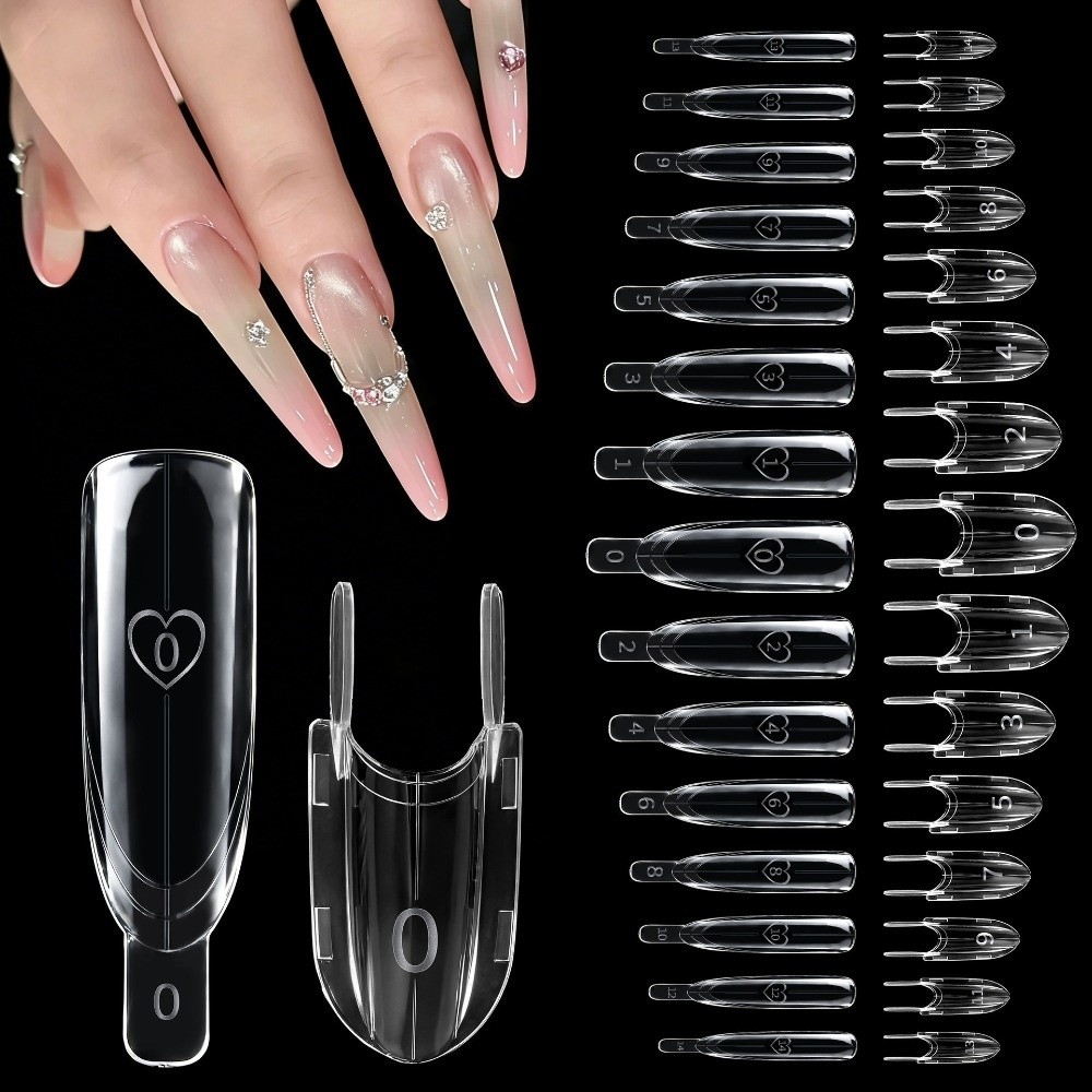 120 قطعة من قوالب الأظافر الشف - مراجعة Nail Extension Form وسعره