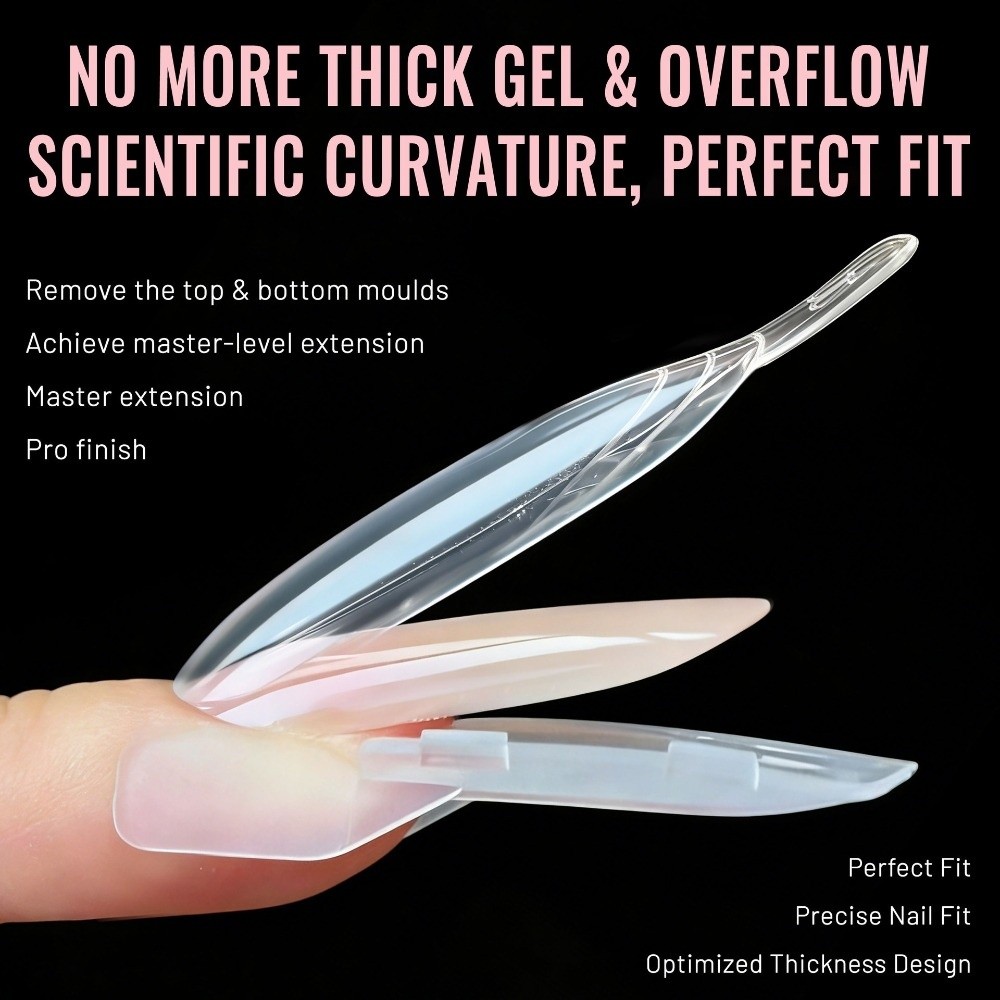 120 قطعة من قوالب الأظافر الشف - مراجعة Nail Extension Form وسعره