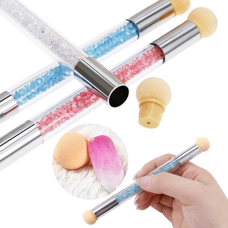 رؤوس إسفنجية مستديرة ذات رأس ح - مراجعة Nail Art Glossy وسعره
