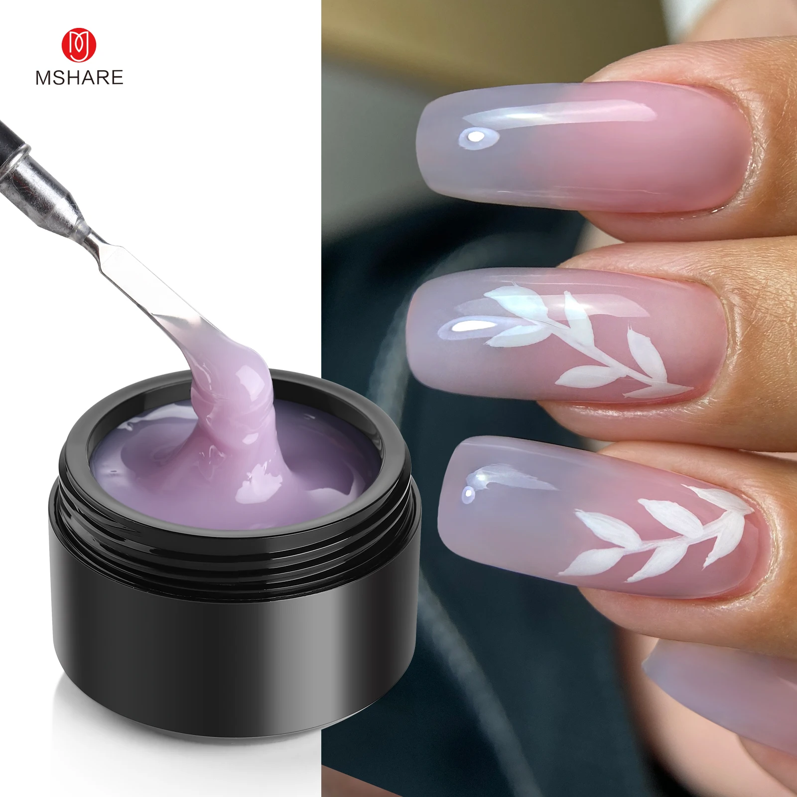 MSHARE الأرجواني أرجواني منشئ  - مراجعة Nail Art Lilac وسعره