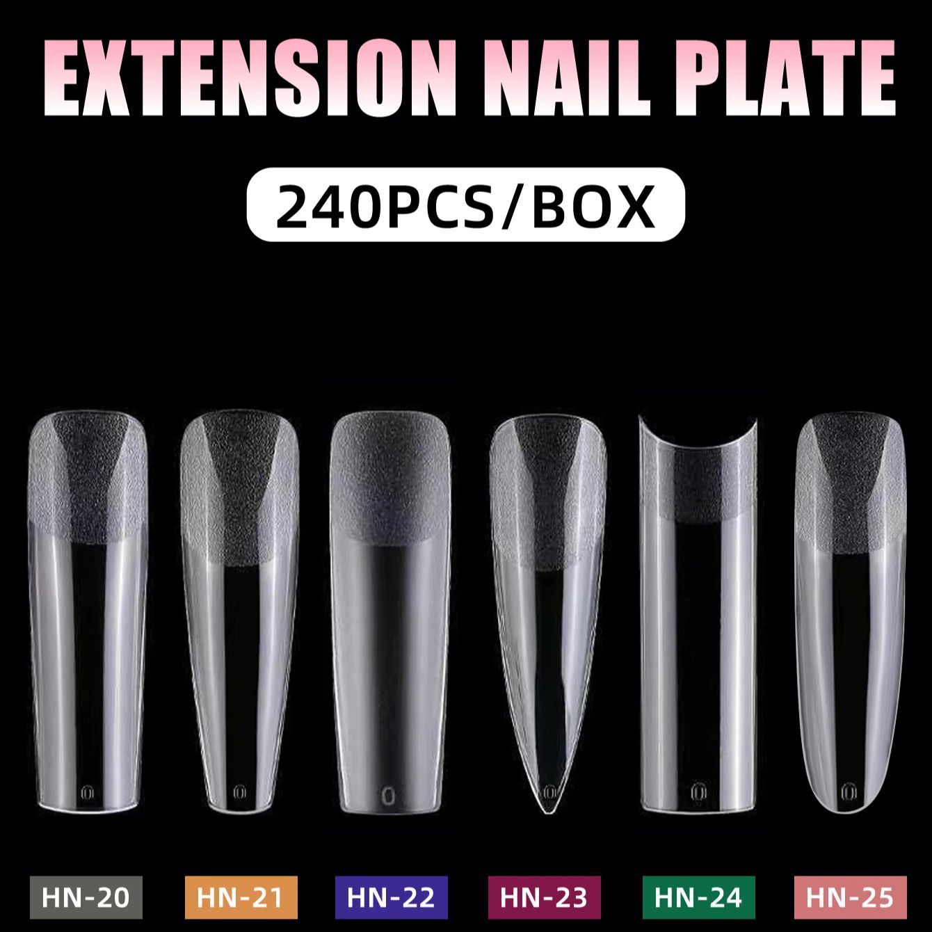 240 قطعة XXL طويل مربع كامل ون - مراجعة Nail Art Xxl وسعره