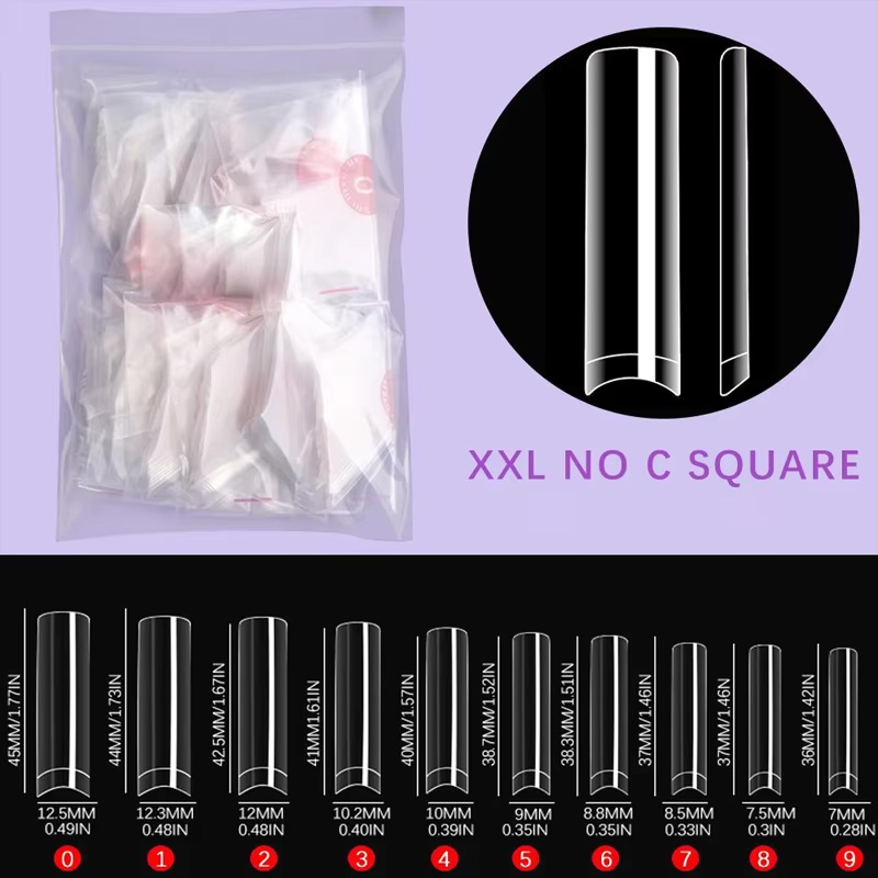 500 XXL أطراف أظافر خالية من ا - مراجعة Nail Art Xxl وسعره