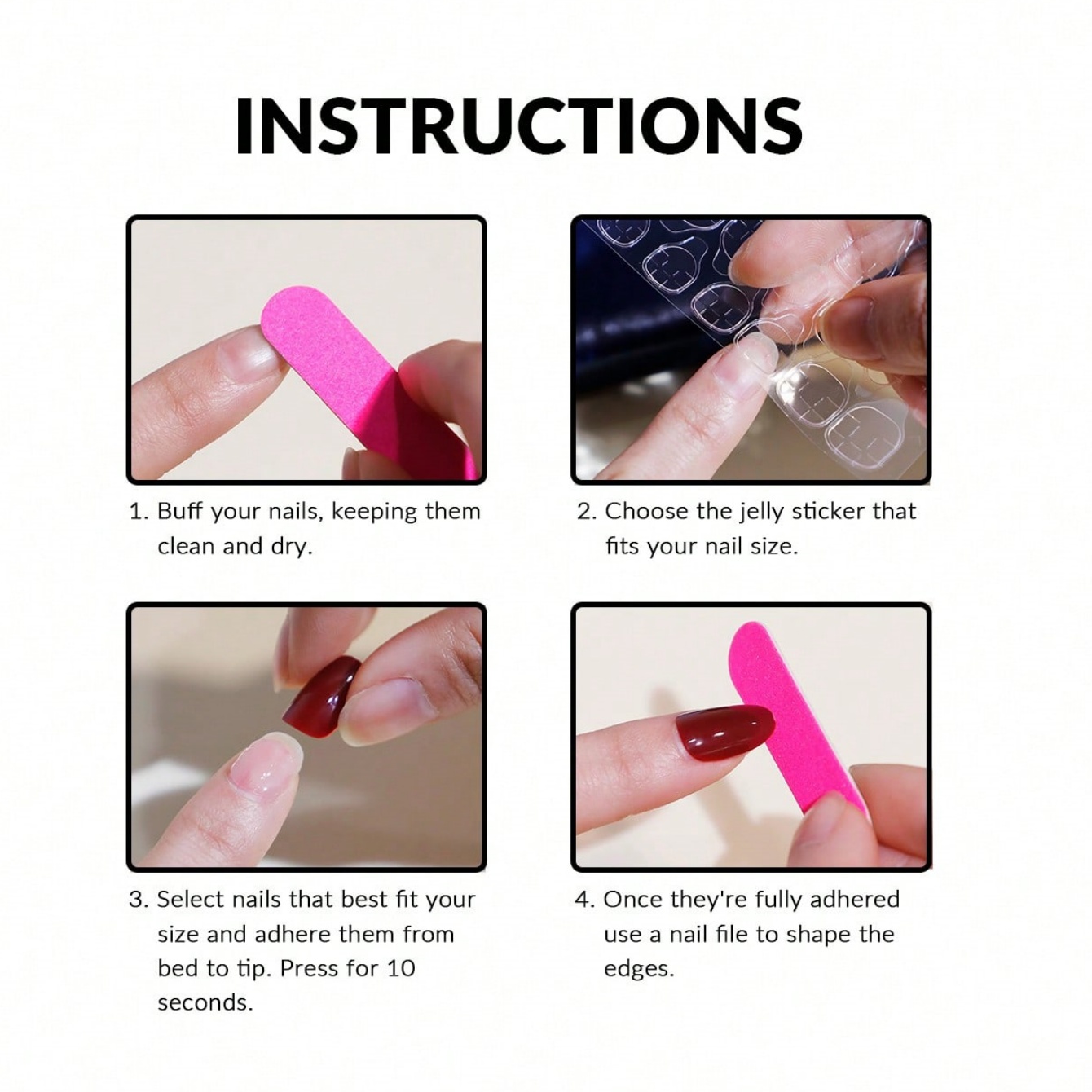 10 قطع من الأظافر الاصطناعية ا - مراجعة Nail Art Emerald وسعره