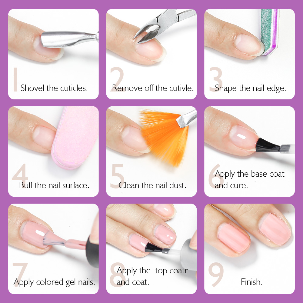 طلاء أظافر رينبو غيني 8 مل من  - مراجعة Nail Art Lilac وسعره
